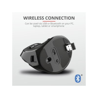 Produktbild för Trust Voxx - vertikal mus - Bluetooth, 2.4 GHz