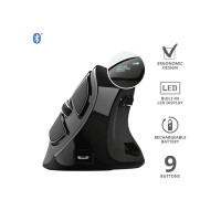 Produktbild för Trust Voxx - vertikal mus - Bluetooth, 2.4 GHz