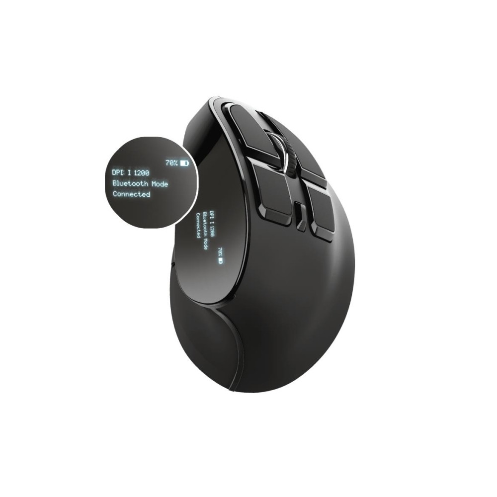 Produktbild för Trust Voxx - vertikal mus - Bluetooth, 2.4 GHz