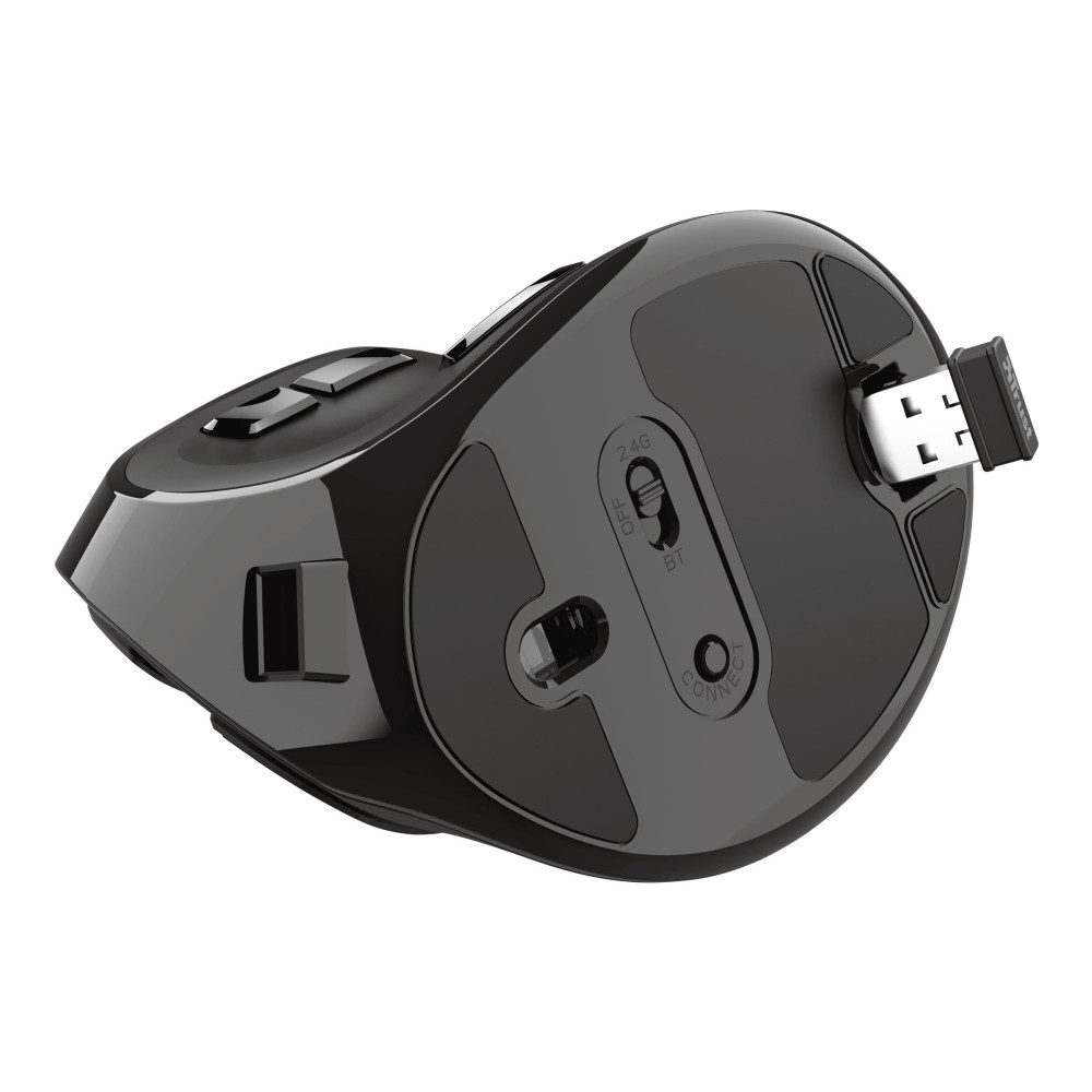 Produktbild för Trust Voxx - vertikal mus - Bluetooth, 2.4 GHz