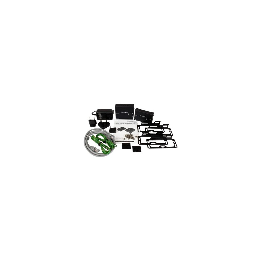 Produktbild för StarTech.com HDMI över CAT5e HDBaseT-förlängare - Power over Cable - Ultra HD 4K - förlängd räckvidd för audio/video