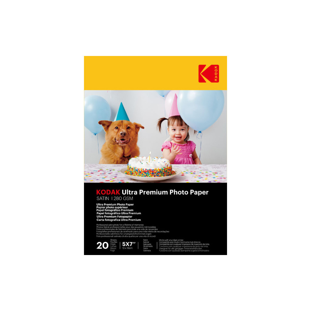 Produktbild för 13x18cm Photo Paper Glossy 280g/m² 20 Sheets