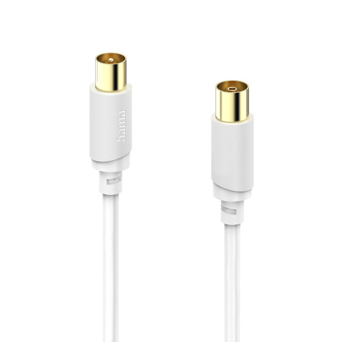 Hama Cable Antenna 120dB White 1.5m