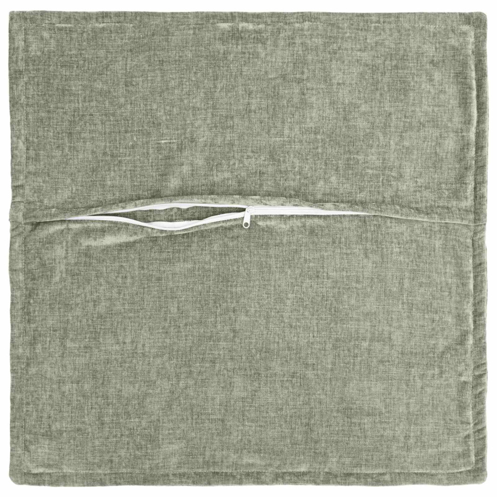 Produktbild för Kuddöverdrag 2 st HOUTEN Grön 50 x 50 cm Chenilletyg