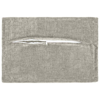 Produktbild för Kuddöverdrag 6 st HOUTEN Ljusgrå 50 x 70 cm Chenilletyg