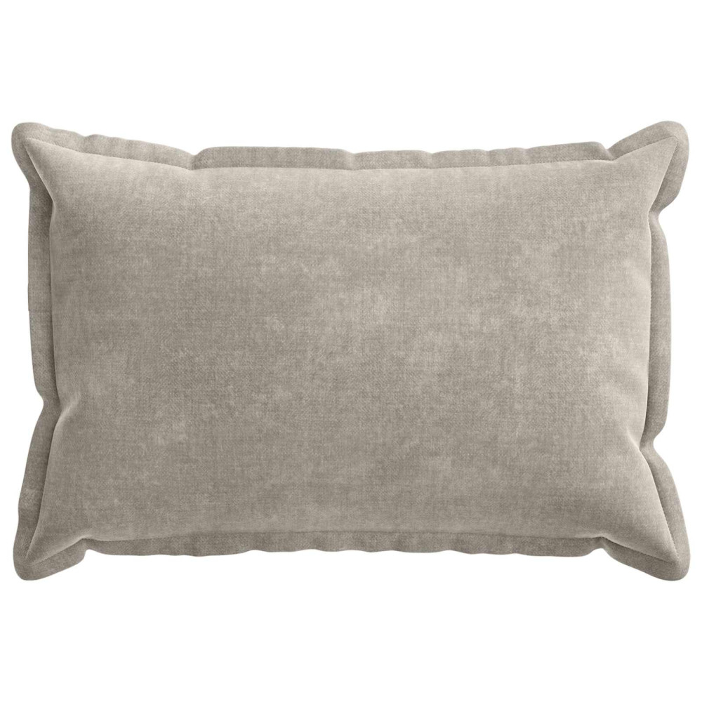 Produktbild för Kuddöverdrag 2 st HOUTEN Ljusgrå 50 x 75 cm Chenilletyg