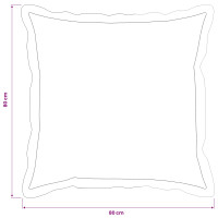 Produktbild för Kuddöverdrag 2 st HOUTEN Ljusblå 80 x 80 cm Chenilletyg