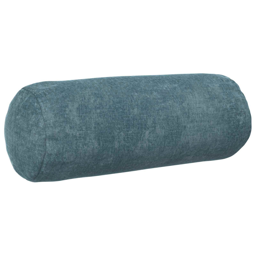 Produktbild för Kuddöverdrag 6 st HEERLEN Blå Ø 15 x 40 cm Chenilletyg