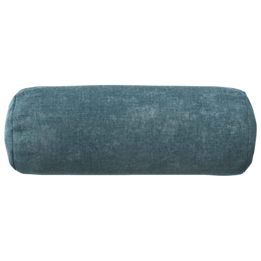Produktbild för Kuddöverdrag 6 st HEERLEN Blå Ø 15 x 40 cm Chenilletyg
