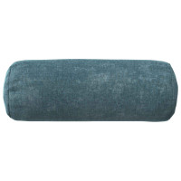 Produktbild för Kuddöverdrag 6 st HEERLEN Blå Ø 15 x 40 cm Chenilletyg