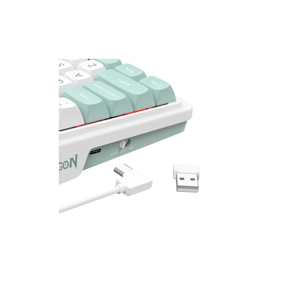 Produktbild för REDRAGON K719WG-RGB-PRO Galatin, Kabel & Trådlös, USB + RF W...