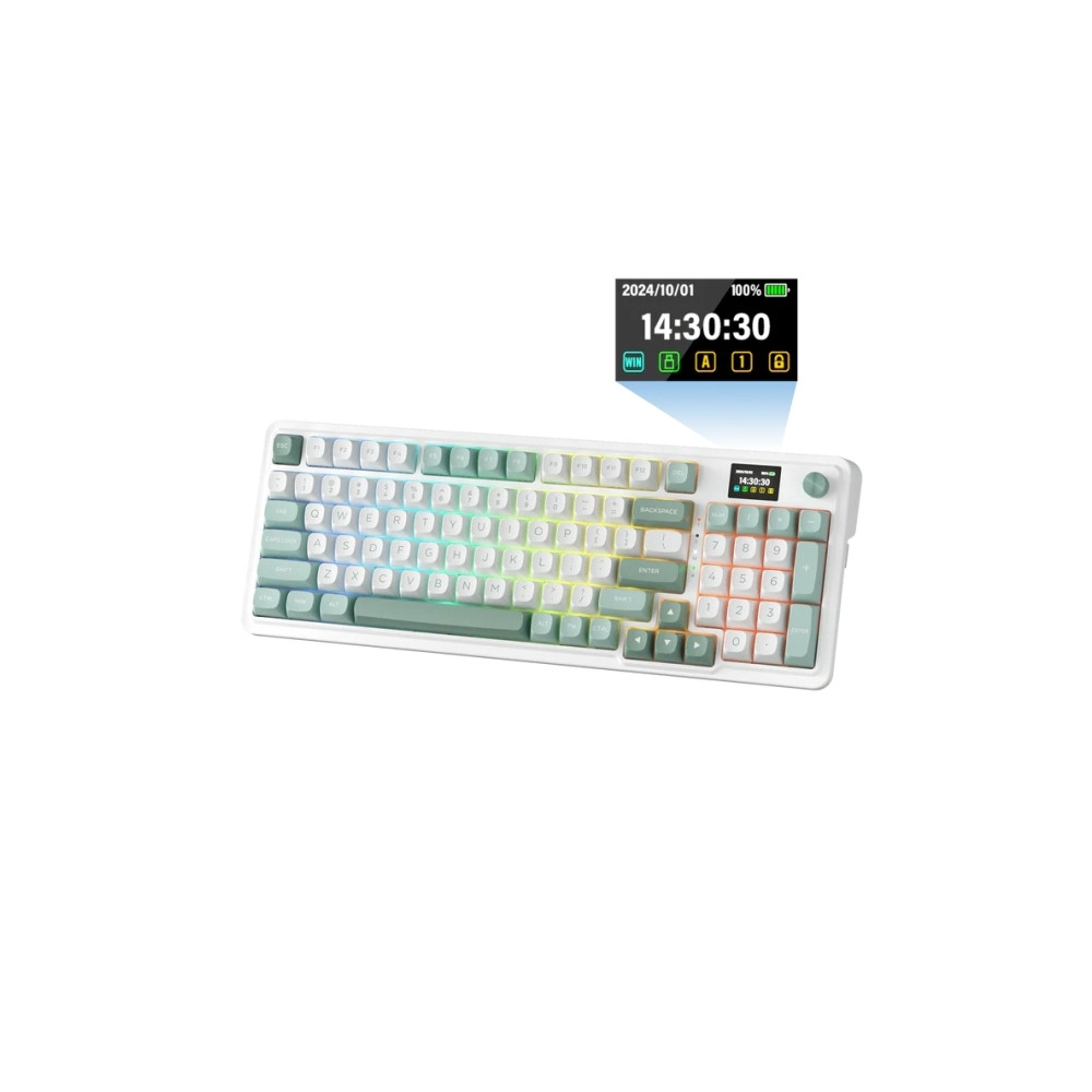 Produktbild för REDRAGON K719WG-RGB-PRO Galatin, Kabel & Trådlös, USB + RF W...