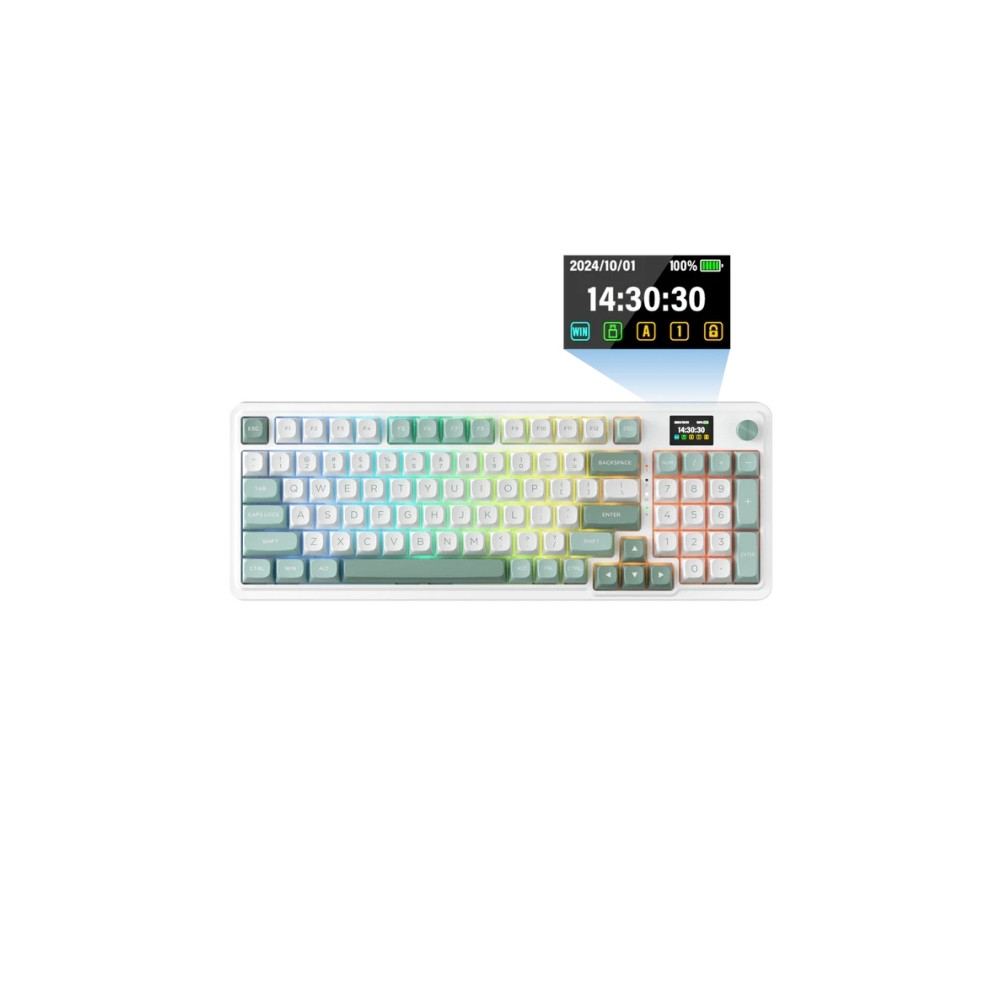 Produktbild för REDRAGON K719WG-RGB-PRO Galatin, Kabel & Trådlös, USB + RF W...
