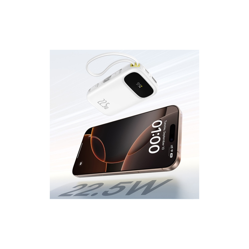 Produktbild för Baseus EnerFill FC31 20000mAh 22,5W powerbank med digital di...
