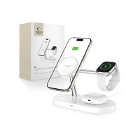 Produktbild för Tech-Protect A12 3-i-1 MagSafe induktionsladdare för smartph...