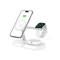 Produktbild för Tech-Protect A12 3-i-1 MagSafe induktionsladdare för smartph...