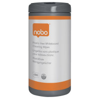 Produktbild för Nobo biologiskt nedbrytbara rengöringsservetter för whiteboa...