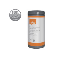 Produktbild för Nobo biologiskt nedbrytbara rengöringsservetter för whiteboa...