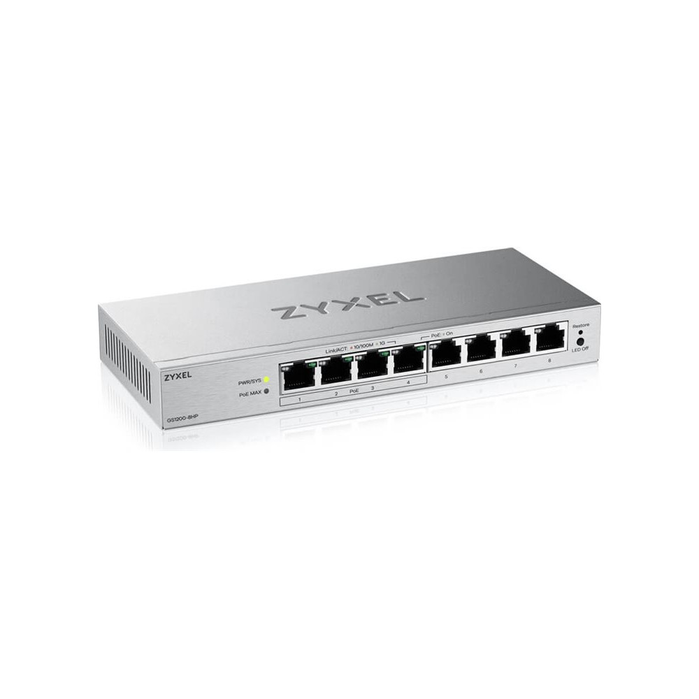 Produktbild för Zyxel GS1200v3 Series GS1200-8HPv3