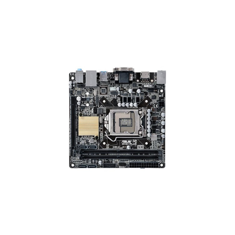Produktbild för ASUS H110I-PLUS - moderkort - mini ITX - LGA1151 Socket - H110