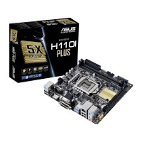 Produktbild för ASUS H110I-PLUS - moderkort - mini ITX - LGA1151 Socket - H110
