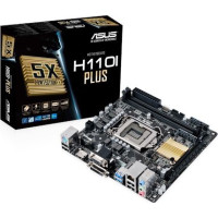 Produktbild för ASUS H110I-PLUS - moderkort - mini ITX - LGA1151 Socket - H110