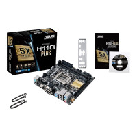 Produktbild för ASUS H110I-PLUS - moderkort - mini ITX - LGA1151 Socket - H110