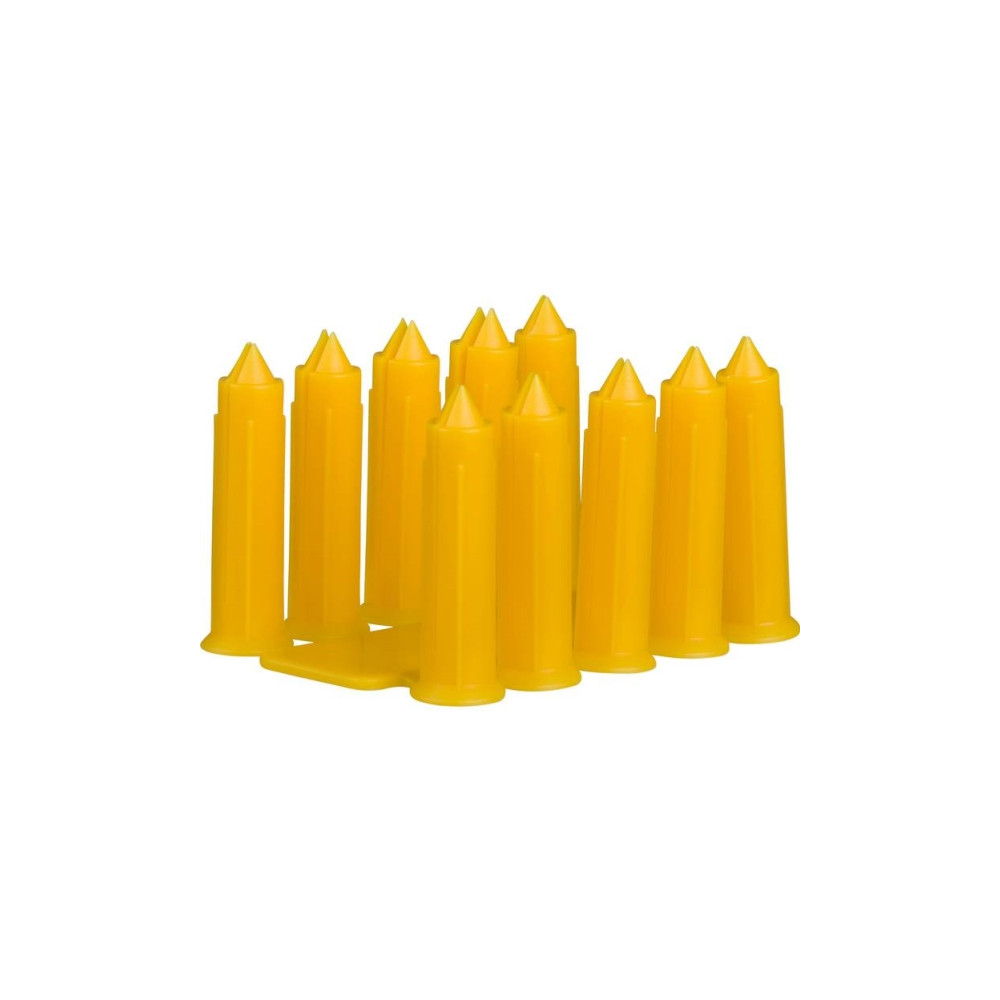 Produktbild för SCHNEIDER ELECTRIC clipsplugg gul Ø5,5 mm längd 25 mm för sp...