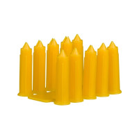 Produktbild för SCHNEIDER ELECTRIC clipsplugg gul Ø5,5 mm längd 25 mm för sp...
