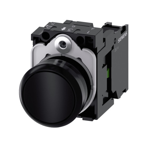 Siemens Siemens 3SU1100-0AB10-1BA0 Tryckknapp Frontring av plast, Ko...