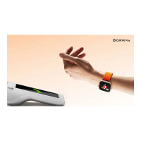 Produktbild för Huawei Watch Fit 5 Pro - aluminiumlegering - smart klocka med rem - orange - orange