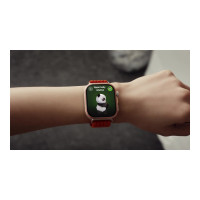 Produktbild för Huawei Watch Fit 5 Pro - aluminiumlegering - smart klocka med rem - orange - orange