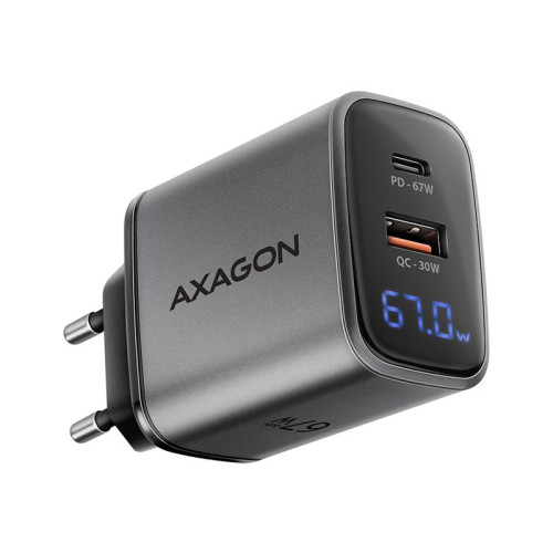 AXAGON AXAGON strömadapter - USB typ A, USB-C - 67 watt