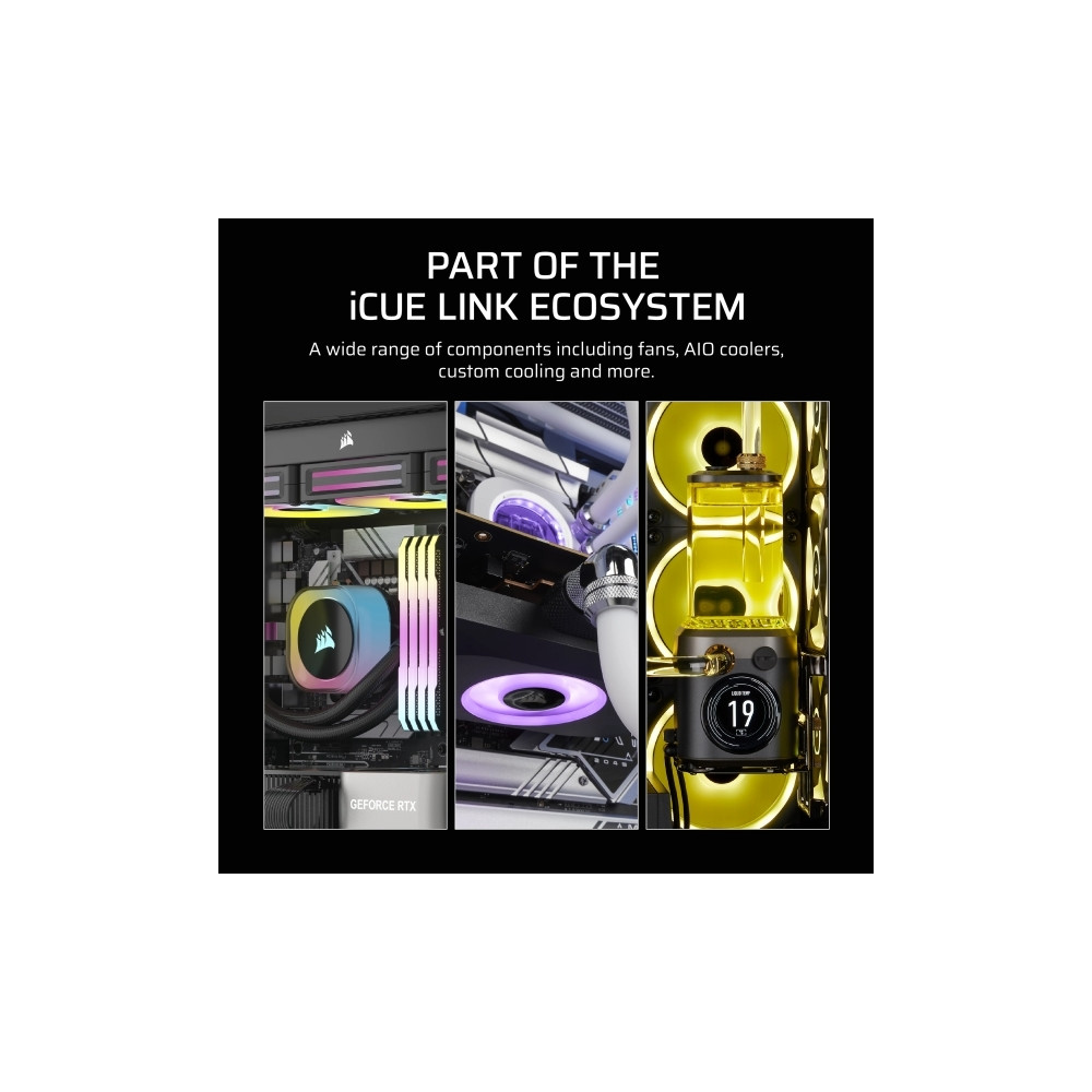 Produktbild för CORSAIR iCUE Link RX140 MAX startpaket