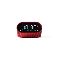 Produktbild för LEXON Ray Clock, Digital väckarklocka, Oval, Röd, Akrylnitri...