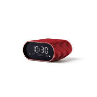 Produktbild för LEXON Ray Clock, Digital väckarklocka, Oval, Röd, Akrylnitri...