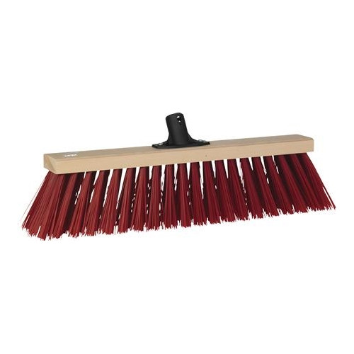 Vikan VIKAN Gatuborste med gänga för handtag, 530 mm, Medium, Trä....