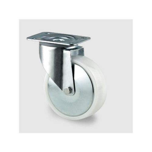 Tente Svängbart hjul polyamid Ø125 mm 275 kg glidlag med platta, b...
