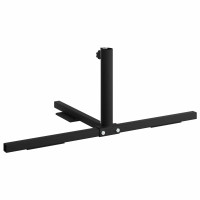 Produktbild för Halv Parasol Basram Svart Stål for 32-38 mm Pole