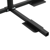 Produktbild för Halv Parasol Basram Svart Stål for 32-38 mm Pole