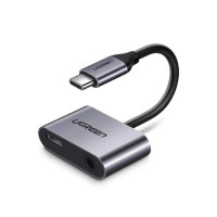 Produktbild för Ugreen 50596, USB 3.2 Gen 1 (3.1 Gen 1) Type-C, 3,5mm, USB 3...