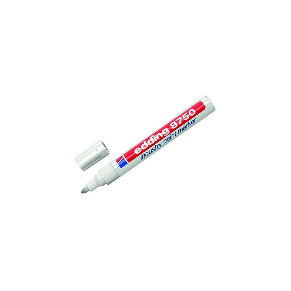 Produktbild för edding 8750 industry paint - markering - vit