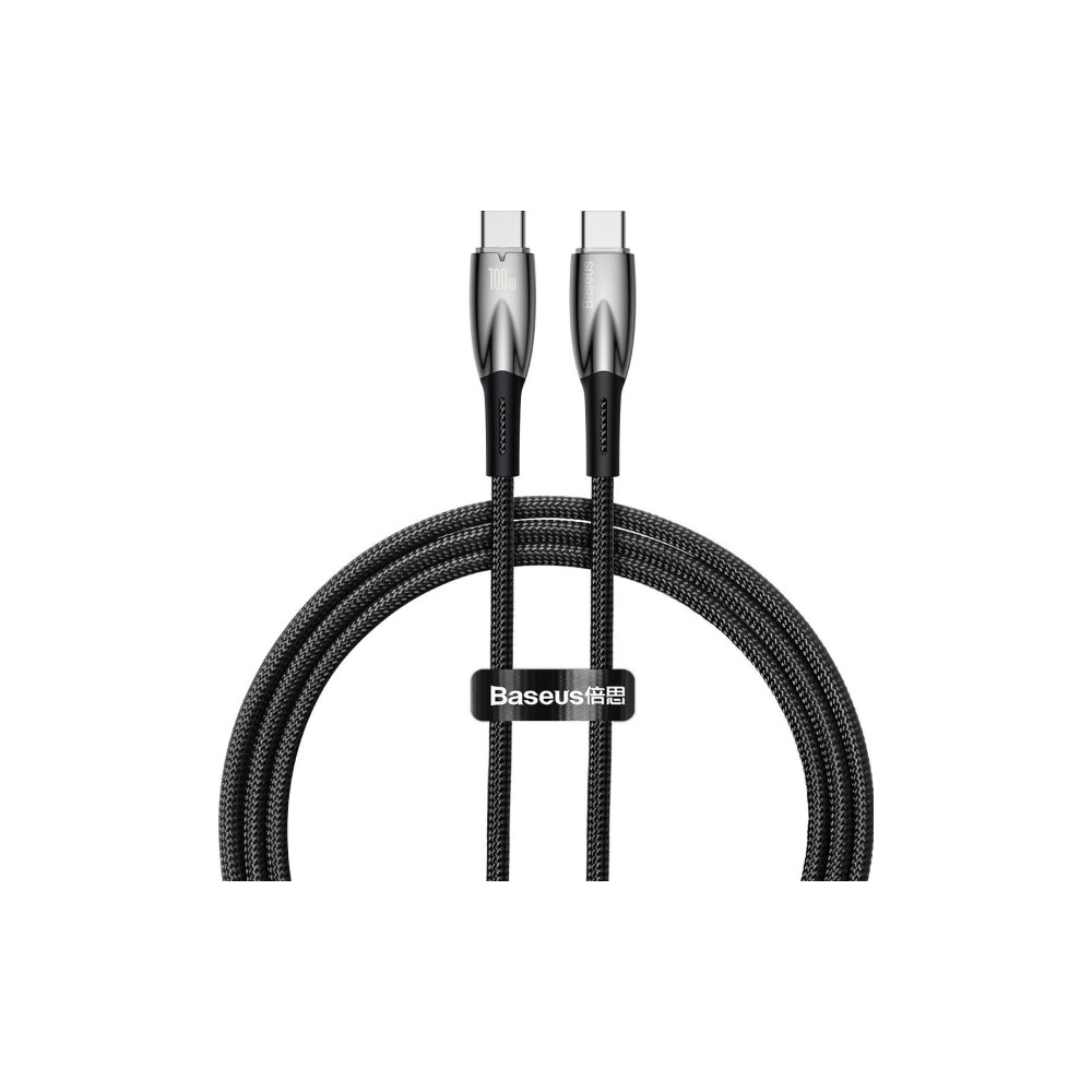 Produktbild för Baseus Glimmer, 1 m, USB C, USB C, USB 3.2 Gen 1 (3.1 Gen 1)...