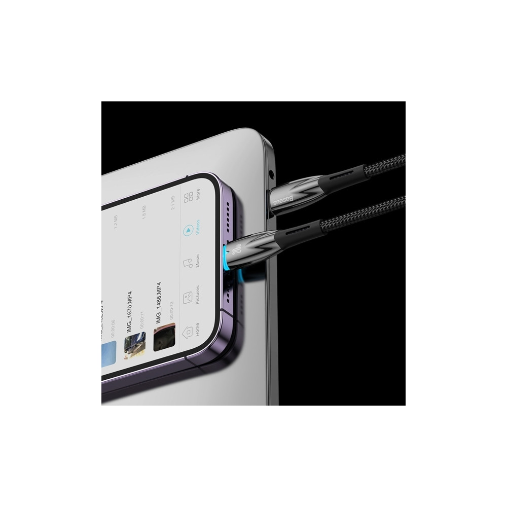 Produktbild för Baseus Glimmer, 1 m, USB C, USB C, USB 3.2 Gen 1 (3.1 Gen 1)...
