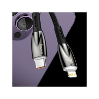 Produktbild för Baseus Glimmer, 1 m, USB C, USB C, USB 3.2 Gen 1 (3.1 Gen 1)...
