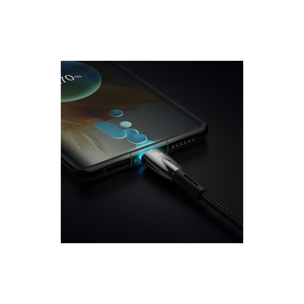 Produktbild för Baseus Glimmer, 1 m, USB C, USB C, USB 3.2 Gen 1 (3.1 Gen 1)...