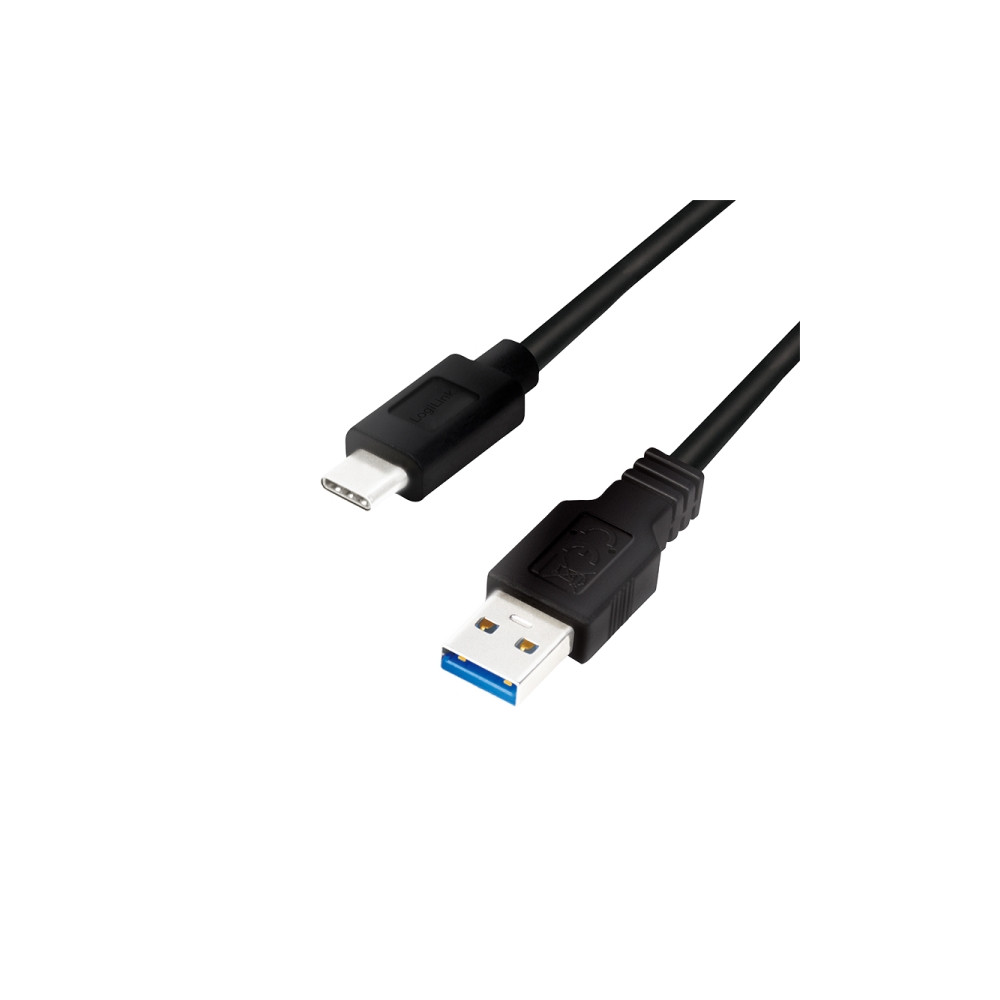 Produktbild för LogiLink - USB typ C-kabel - USB typ A till USB-C - 2 m