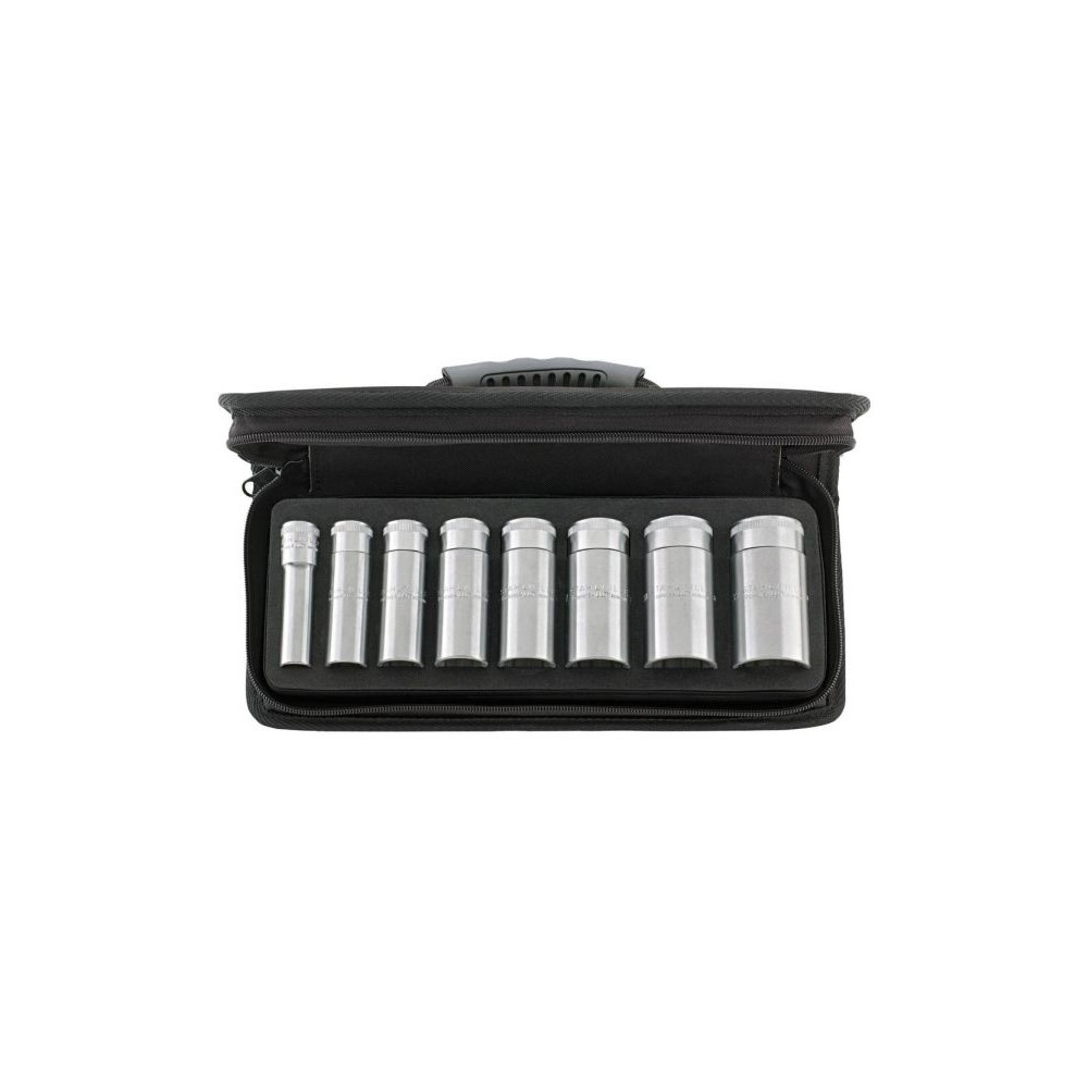 Produktbild för STAHLWILLE 96030212, Hylssats, 8 huvuden, 345 mm, 190 mm, 2,...