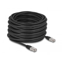 Produktbild för Delock patch-kabel - 20 m - svart