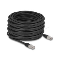Produktbild för Delock patch-kabel - 20 m - svart